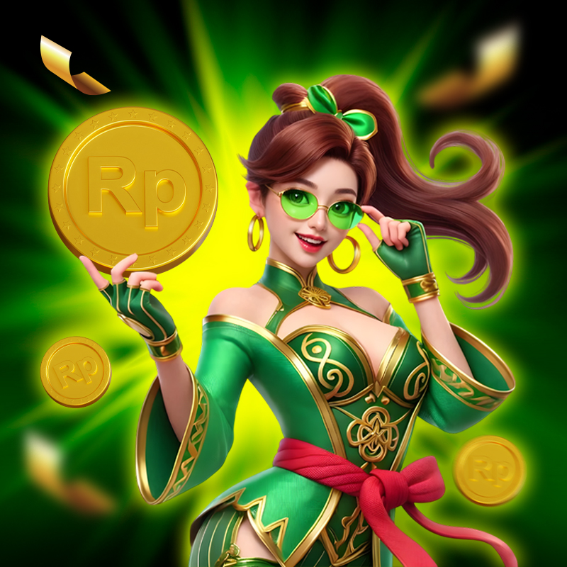 Animasi Perempuan Dengan Rupiah Kemenangan